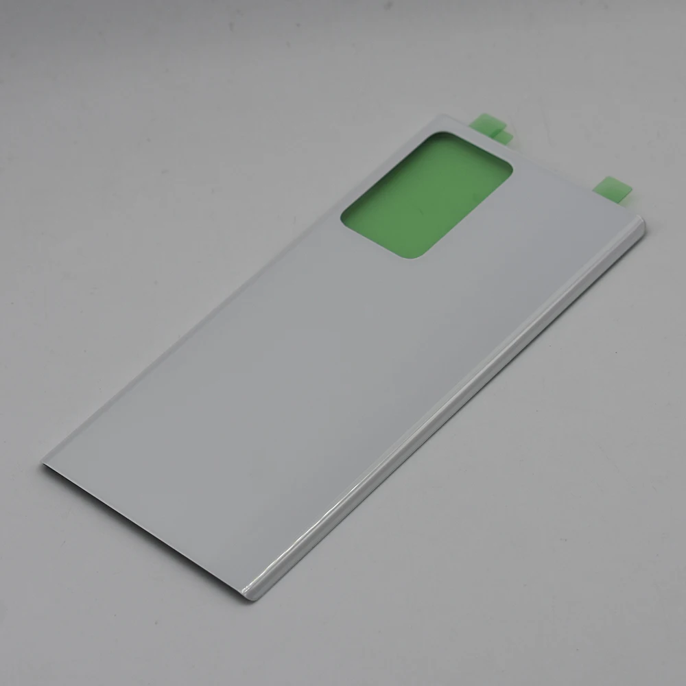 스티커 접착제가 있는 후면 문짝 쉘, 삼성 갤럭시 노트 20 울트라 5G N986B N986U 배터리 커버, 최고 품질