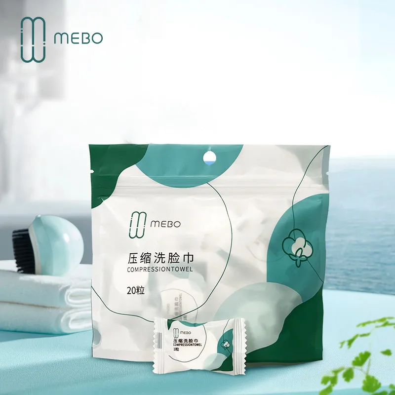 

MEBO 20pcs/Bag Compressed Towel Small Portable Disposable Face Cleansing Travel