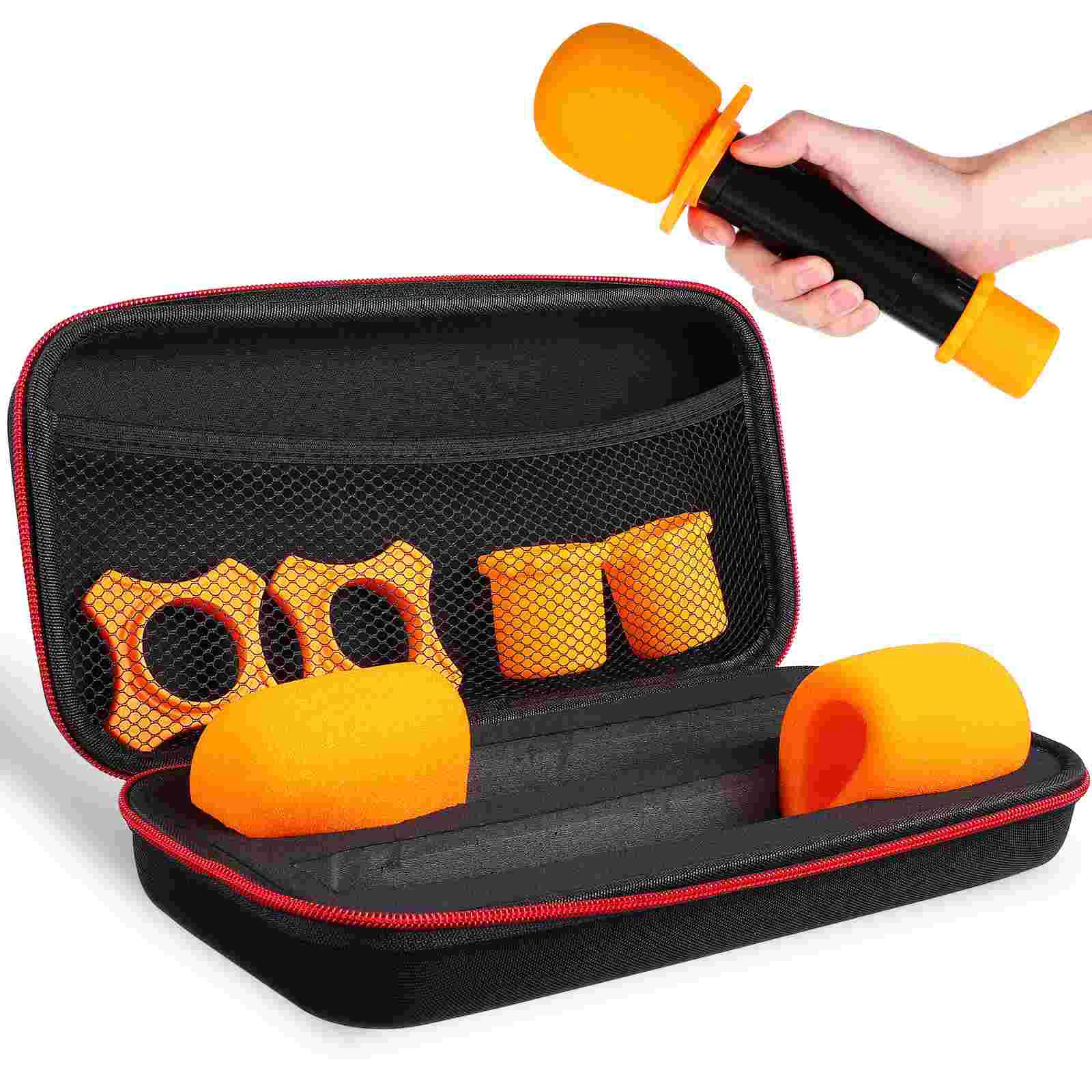 

Handheld Microphone Zipper Pouch Wireless Microphone Case Mic Carrying Case Microphone Packaging Box Zipper Storage Bag