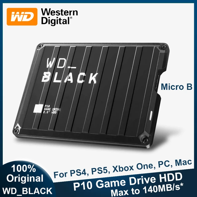 [未開封新品] WD ポータブルHDD 5TB WD_Black P10