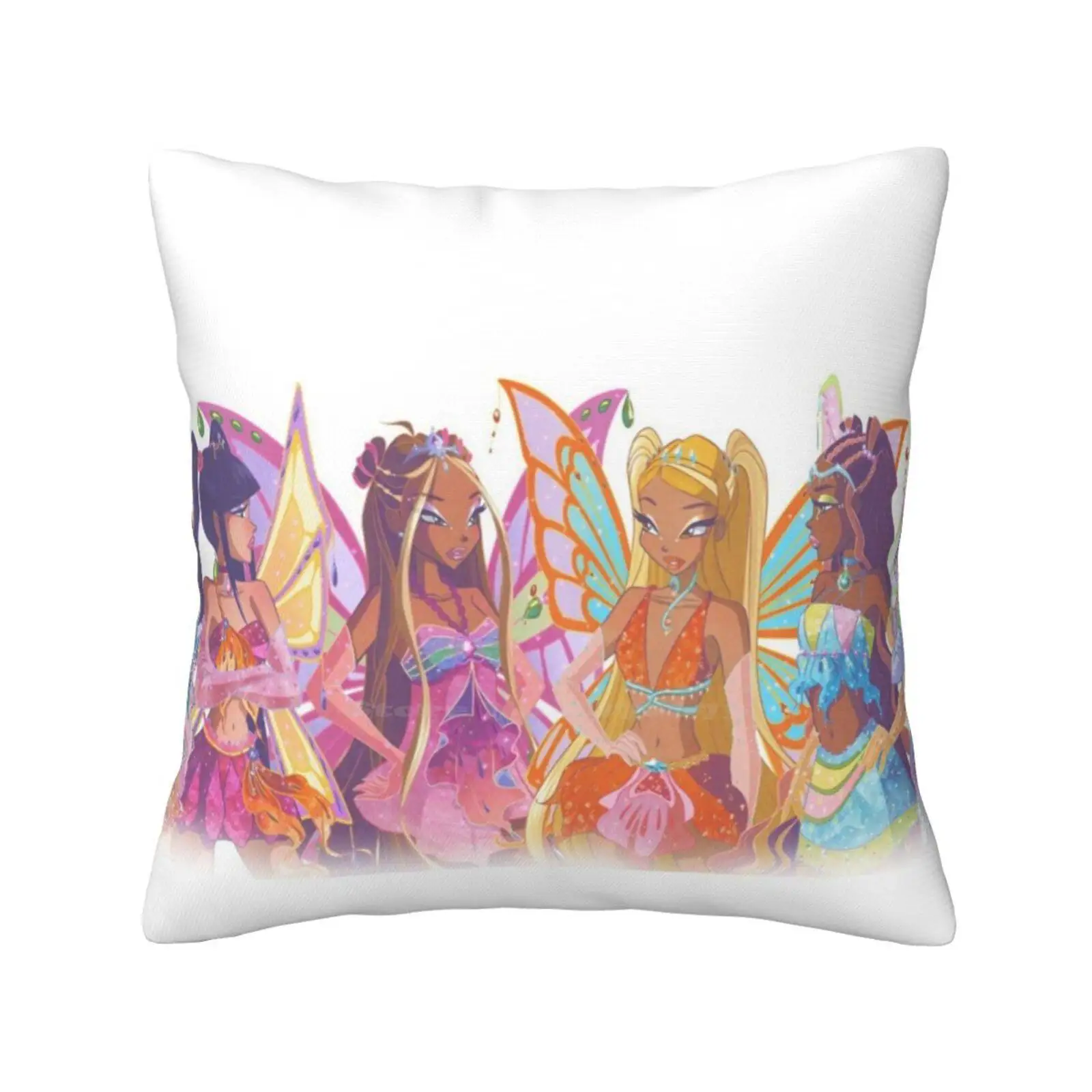 Winx Enchantix Fashion Sofa Throw Pillow Cover Federa