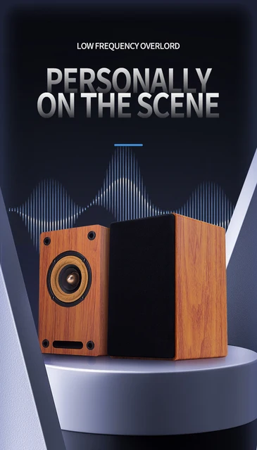 Altoparlante Da Scaffale Attivo Con Woofer 4" - Per PC, TV E Giradischi