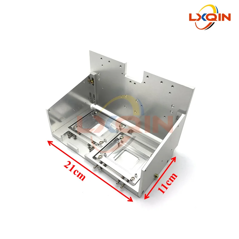 Description Picture 5 of itemLXQIN double head frame head plate for xp600 dx5 dx7 5113 4720 I3200 printhead carriage bracket head holder plate printer parts