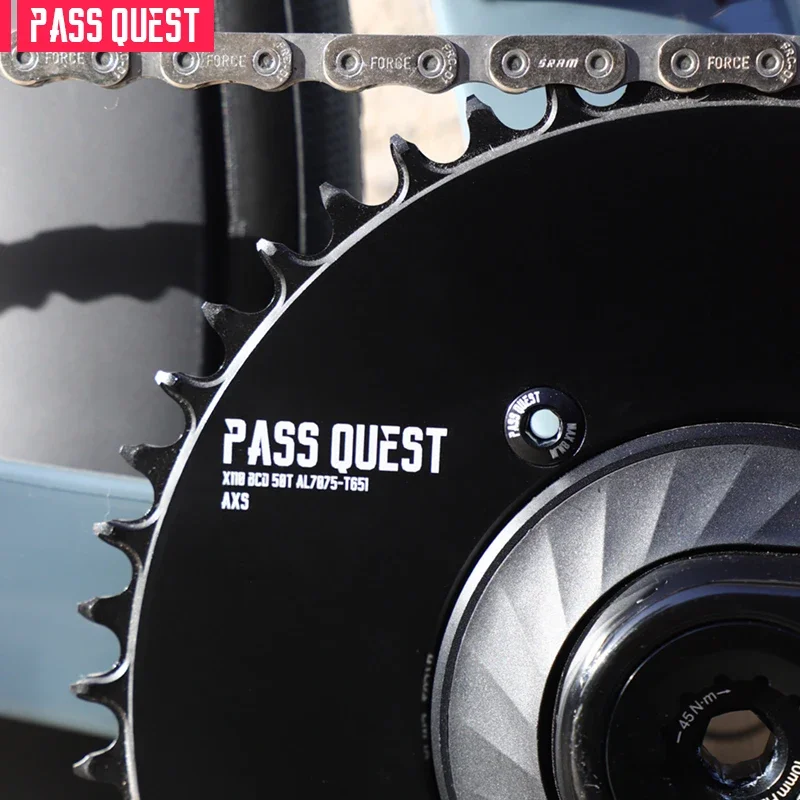 pass quest 110bcd AXS ナローワイドチェーンリング 48t PASS QUEST 110 bcd chainring road bike Narrow wide 110bcd