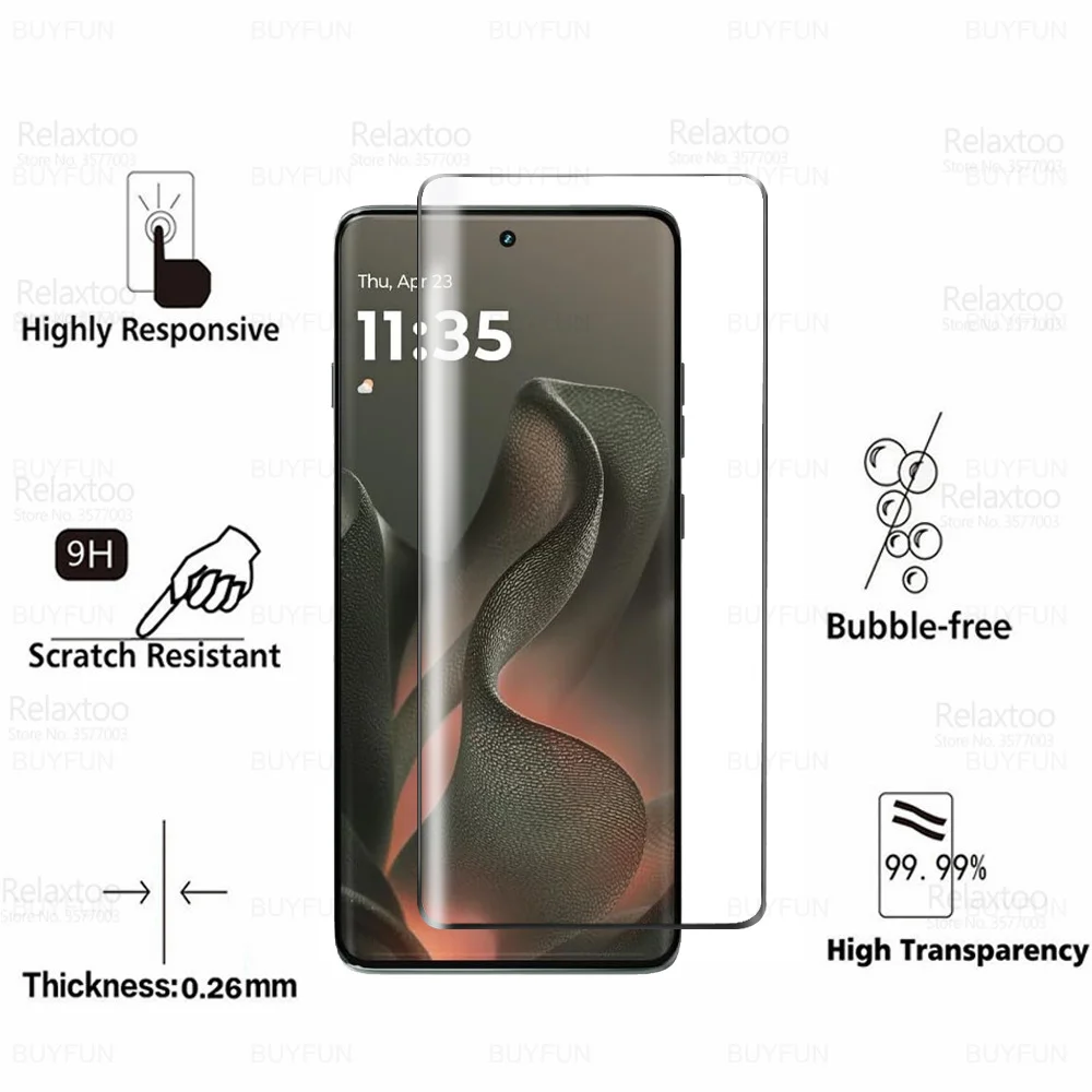 3-Pack 3D Curved Premium Tempered Glass Screen Protector