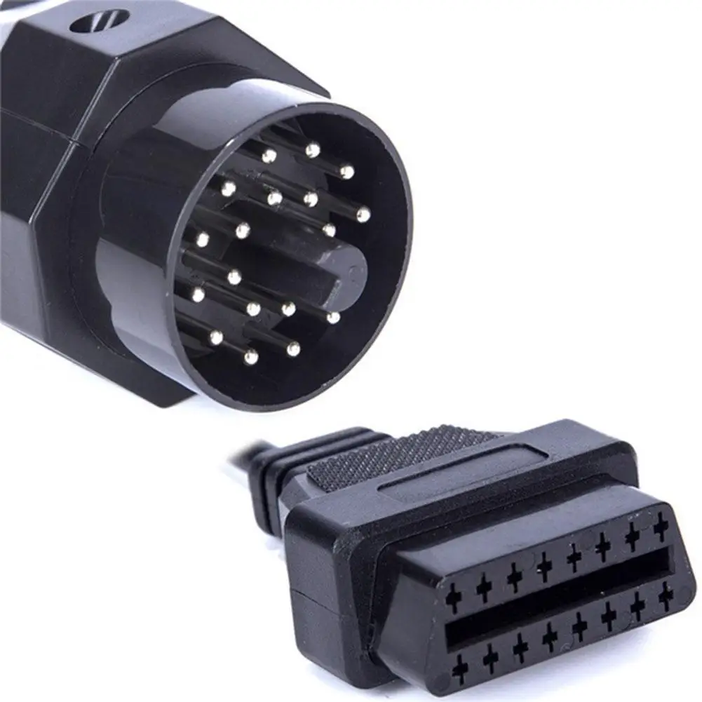 OBD Adapter for BMW 20pin To OBD2 16PIN Female Connector E36 E39 X5 Z3 Obd2 Cable for BMW 20 Pin Connector ping