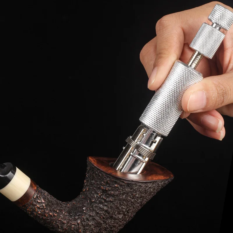 Senior Tobacco Pipe Tool Stainless Steel Adjustable Pipe Reamer Cleaner With 6 Blades Carbon Scraper Needle Pick Smoke Accessory smoking accessories tobacco pipe tobacco smoking accessories smoking pipe smoking pipe cleaners