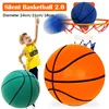 Bouncing Mute Ball Indoor Silent Basketball 24cm Foam Basketball Silent Soft Ball Air Bounce Basket Ball Size 3/5/7 Sports Toy 1