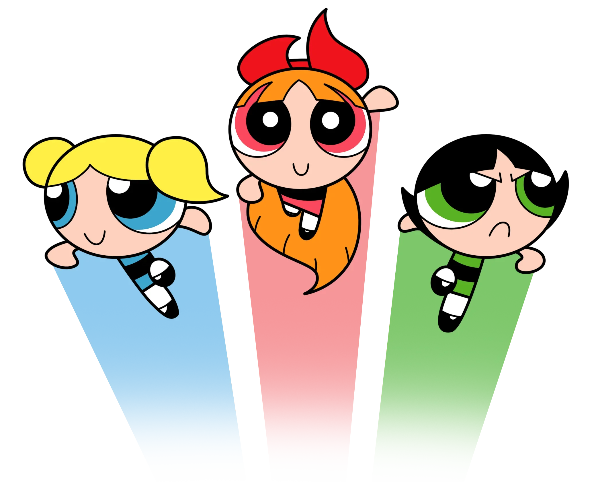 The Powerpuff Girls Heat Transfer Stickers Patch Per Abbigliamento T-Shirt Felpa Iron On Patches Cartoon Clothes Decor Gift