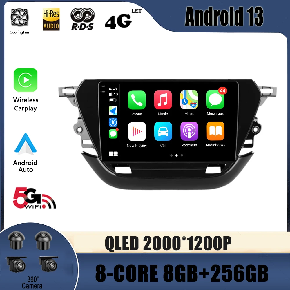 

Android 13 For Opel Corsa F 2019 - 2023 Car Radio Multimedia Video Player Navigation 4G GPS No 2din 2 din dvd