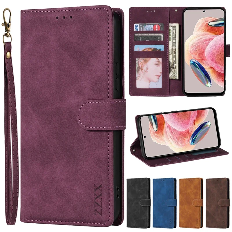 Portafoglio Magnetico Flip Custodia In Pelle Per Xiaomi Redmi Note 12S 12 Pro 11S 10 Pro 9S 8T 7 A2 Plus A1 12C 10C Poco X5 12T 11T Cover