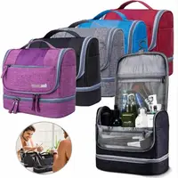 Men Necessaries Hanging Make Up Bag Oxford Travel Organizer Cosmetic Bags Women Necessaries Make Up Case Wash Toiletry Bag 1