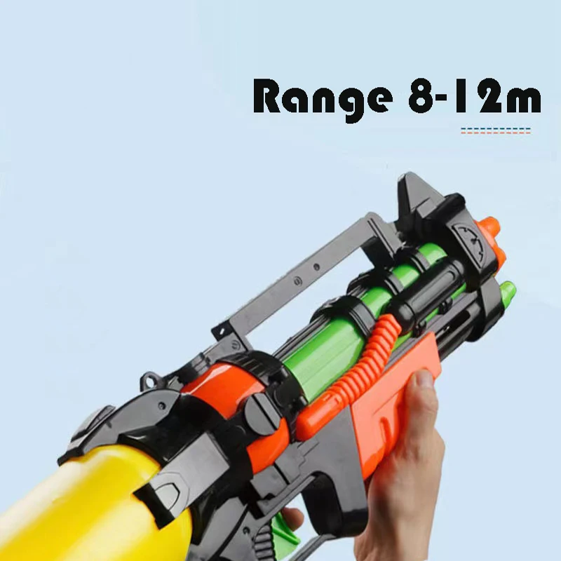 Pull Type Large Capacity Water Guns Children's Beach Toys High Quality Plastic ABS Pressure Water Gun Pool Toys Outdoor