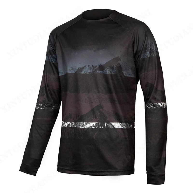 Men's Downhill Jersey MTB Mountain Endurance Race Bike Shirt Cross Country DH Motorcycle Sportswear cycling shirt