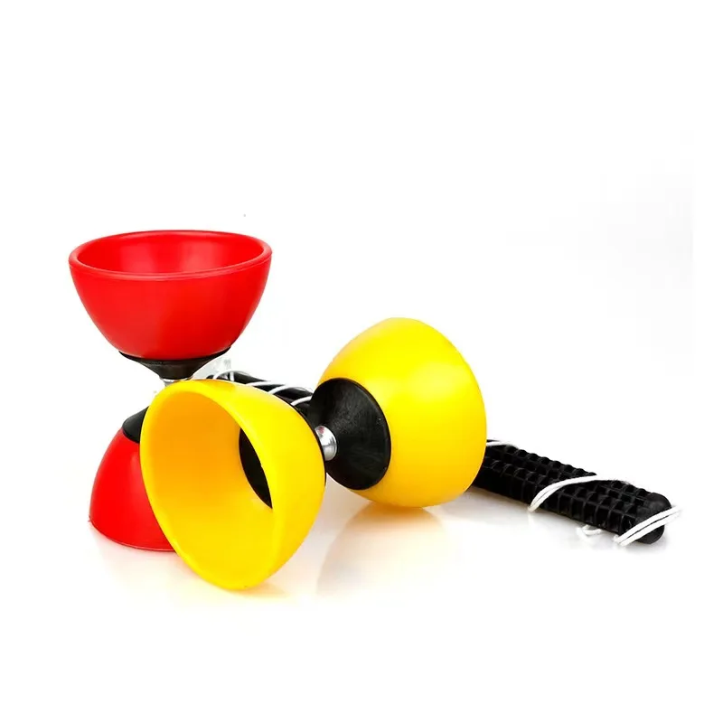 Funny Chinese YOYO 3 Bearing Diabolo Set Metal Sticks Bag Toys For Kids Children Adult Elderly People toy yoyo ball diabolo toy