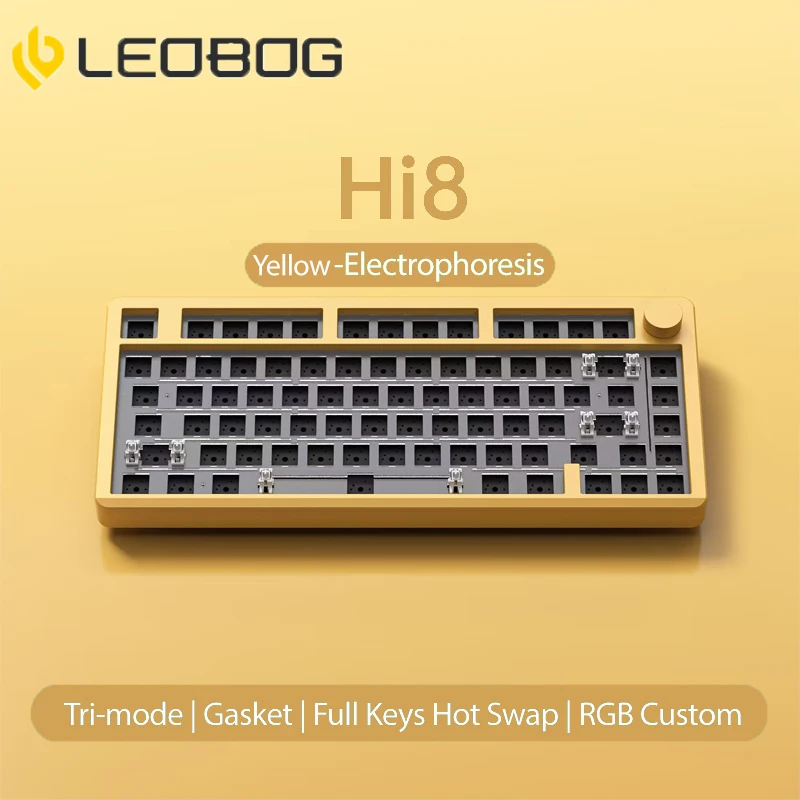 LEOBOG Hi8 75% Custom Wireless Aluminum Mechanical Gaming Keyboard