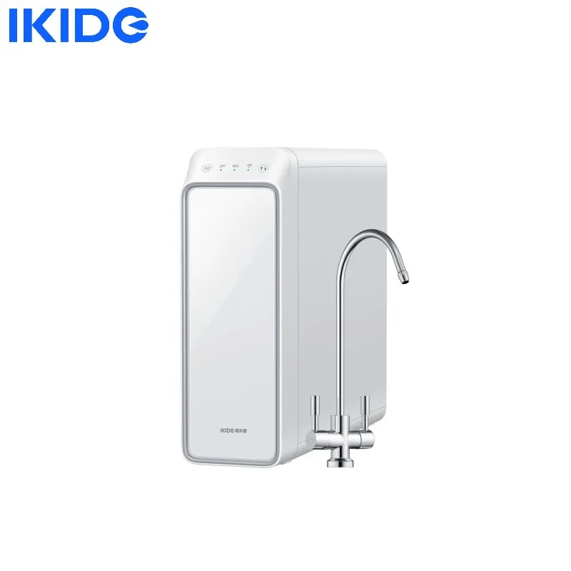 IKIDE Tankless Reverse Osmosis Water Filtration System, 800 GPD, 2:1 Pure to Drain, TDS Reduction, RO Filter System Under Sink