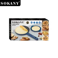 Houselin Pancake Maker,Portable Pancake Maker & Non-Stick Impregnating Board,On/Off Switch,Automatic Temperature Control,600W 1
