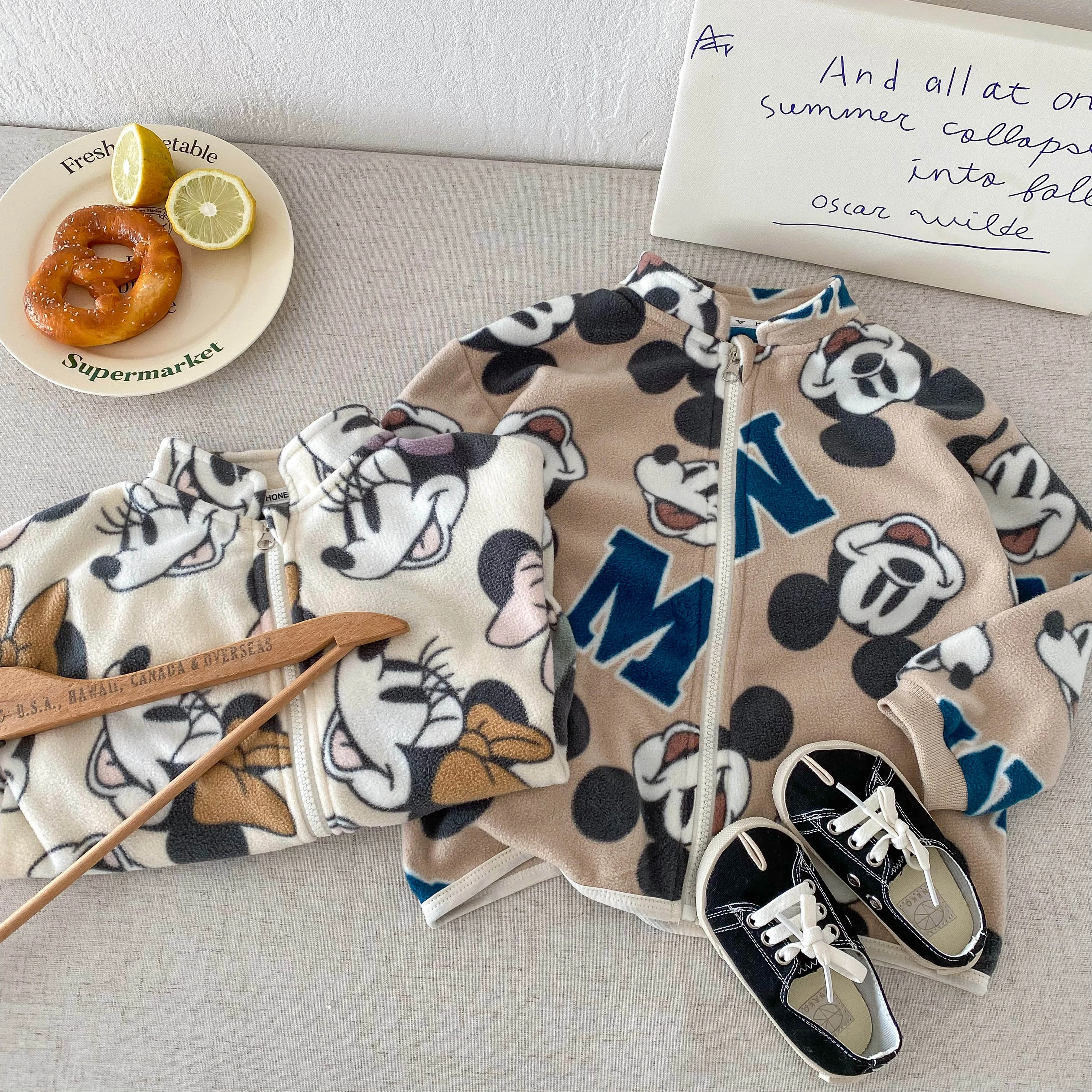 Mickey Print Kids Casual Jacket 2