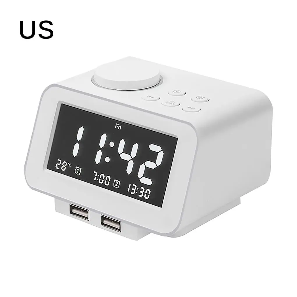 

Digital Alarm Clock US Plug Temperature Clocks Time Display Device