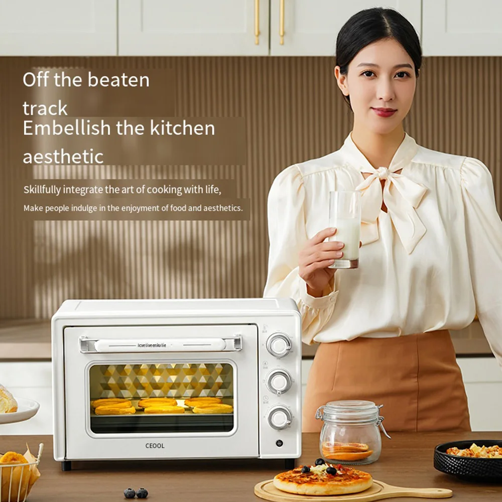 Large Household Capacity Electric Oven Multifunctional Timing Temperature Control Cake Baking Mini Oven electric oven