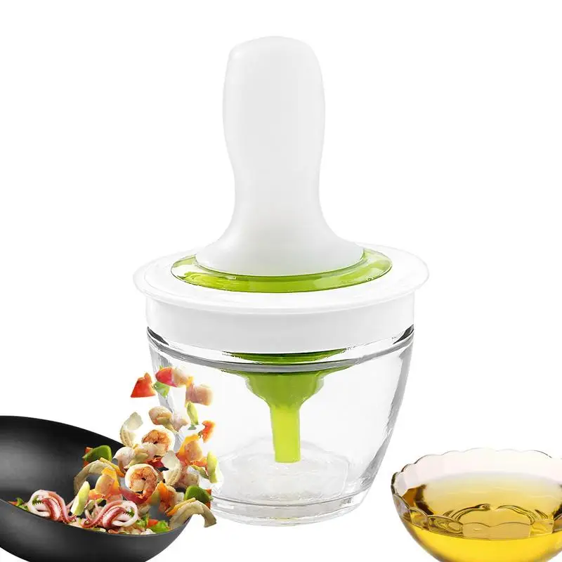 

Portable Kitchen Oil Bottle Round Silicone Brush Control Barbecue Oil Bottle Cooking Baking Oil Dispenser Kitchen Accessories