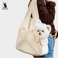 Comfort Pet Dog Backpack Bag Kitten Carrier Outdoor Travel Breathable Cross Design Chest Backpack Bag Pet Supplies 4