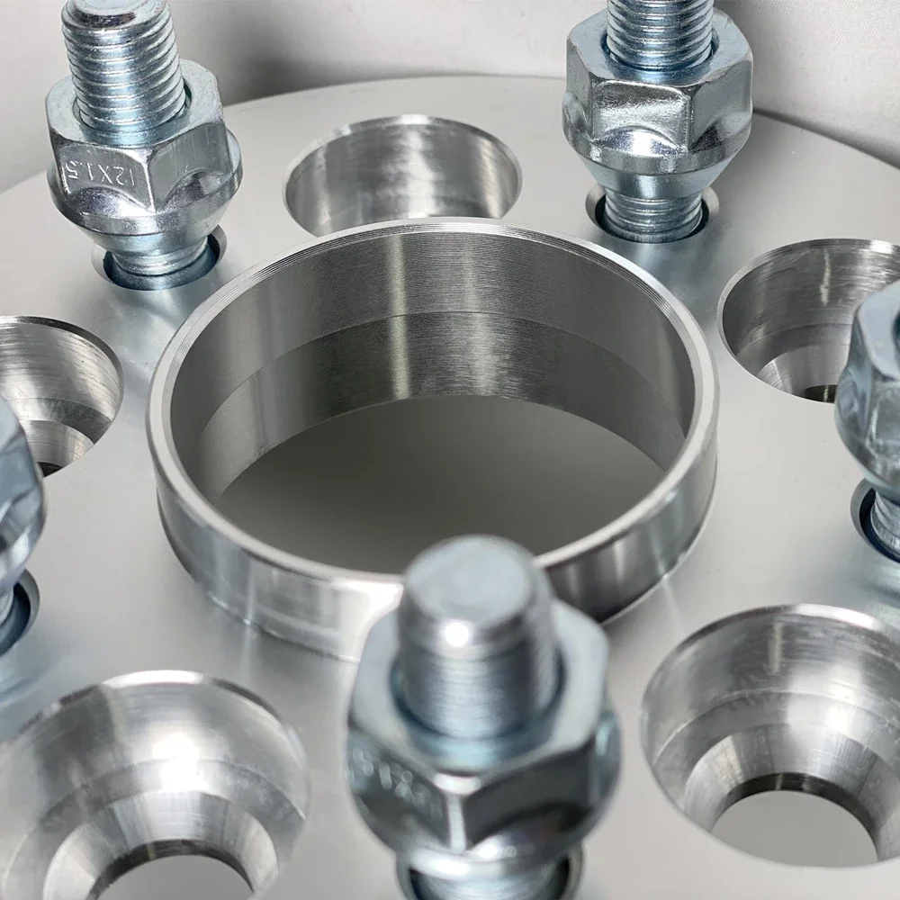 2개 20mm 변환 휠 어댑터 PCD 5x114.3에서 5x112로 CB 60.1-57.1/66.6mm 러그 스터드 M12x1.5