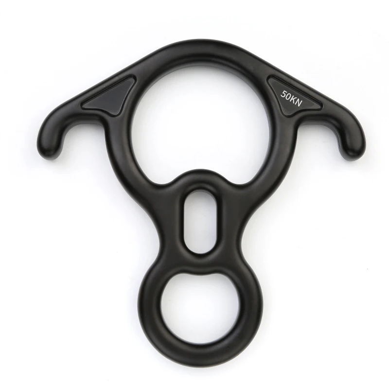Rock Climbing Equipment 50KN Descender For Rock Climbing