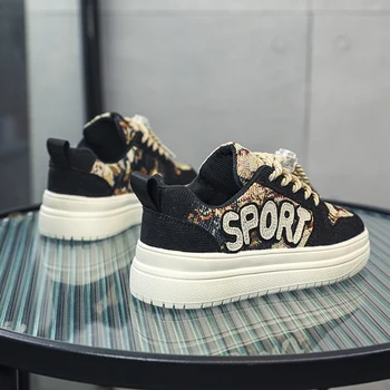 Boys shoes Canvas shoes Breathable new low-top children's board shoes medium and large children casual soft soles parent-child