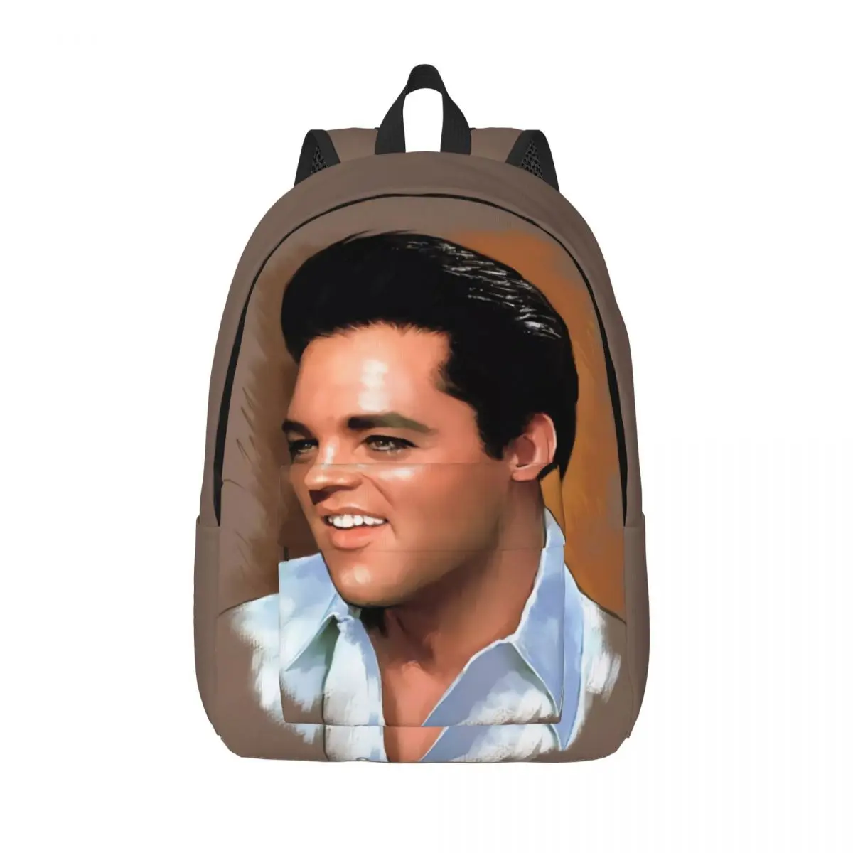 

3D Print E-ElVis Backpack Presleys Orthopedics Female Polyester Travel Backpacks Big Pretty School Bags Rucksack