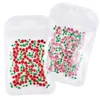 20pcs/bag 3D Cherry Design Nail Charms Red Cherry Crystal Rhinestone Nail Gems Glitter Diamond Stud Fruit Nail Art Decoration 4