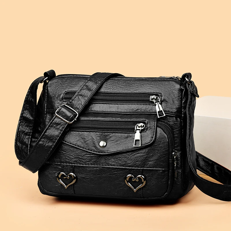 New Simple Leisure Women Messenger Bag Vintage Lightweight Large Capacity Female Shoulder Bag Crossbody For Commute Outings