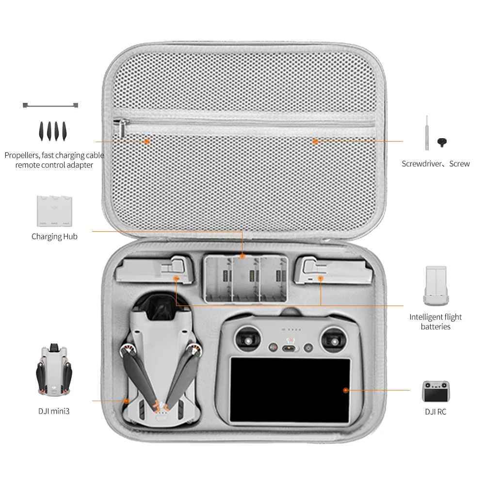 DJI Mini 3 Drone Accessories Storage Case Bags carrying storage bag handbags shoulder bag for DJI Mini 3