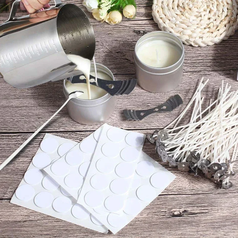 2.6-20cm 50/100PCS Cotton Candle Wicks Set Smokeless Wax Pure Cotton Core DIY Candle Making Pre-Waxed Wicks Supplies Tool candle wicks
