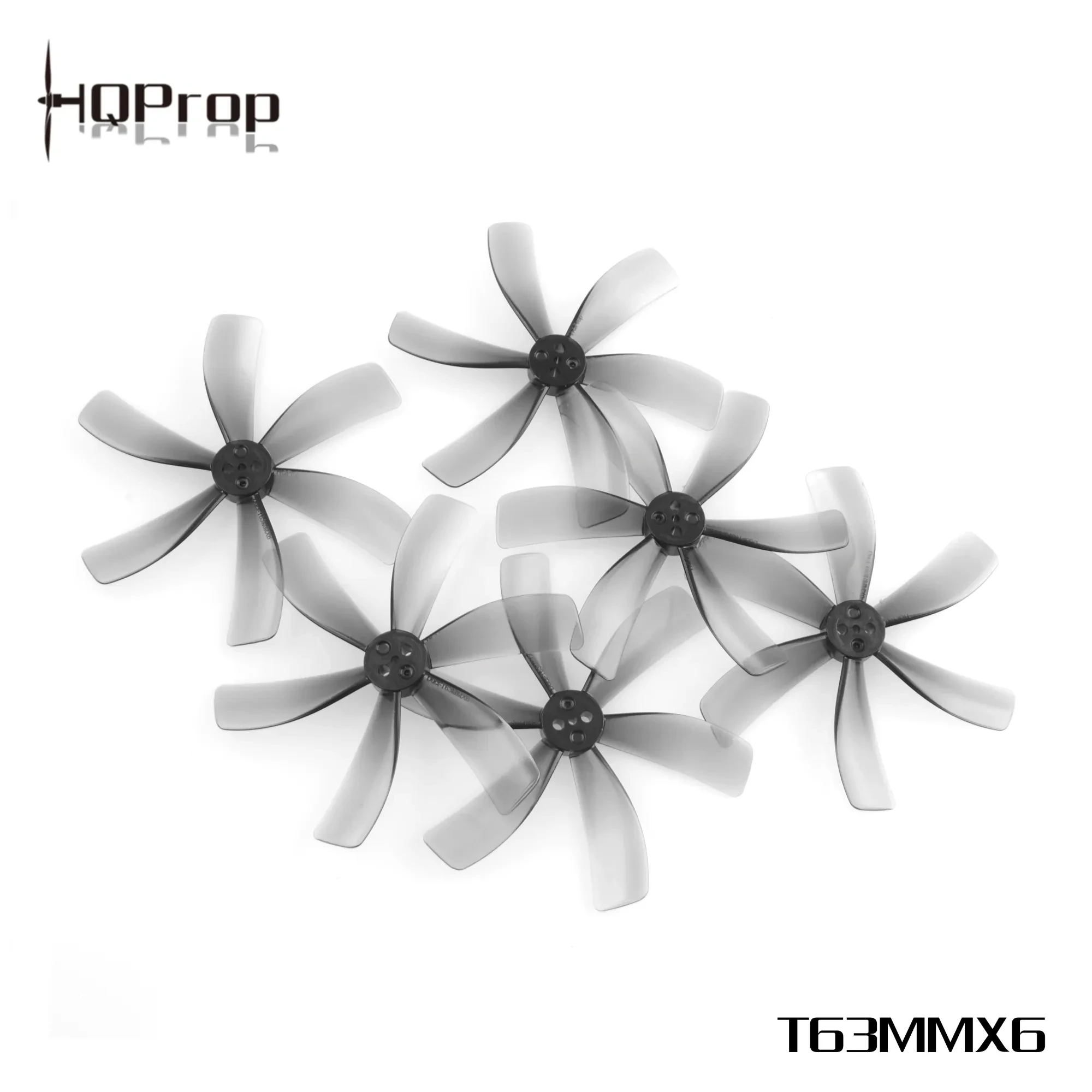 Hélices Drone 63mm 6 Lames Polycarbonate Lot de 4