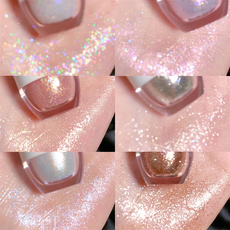 Dikalu Bear Bowling Ball Super Glittery Teardrop Liquid Eyeshadow Silky Pearl Shimmer Long Lasting and Smudge Proof Eye Makeup