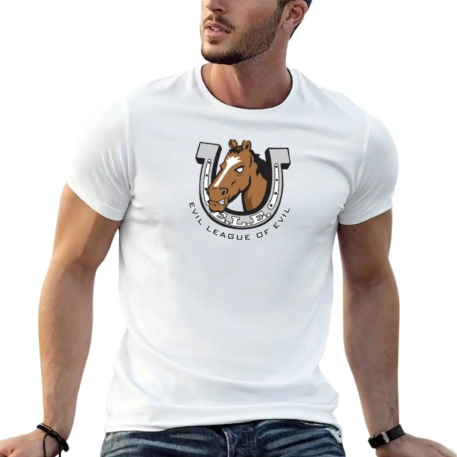 

New Evil League of Evil T-Shirt sweat shirt korean fashion boys animal print shirt T-shirt for a boy fitted t shirts for men