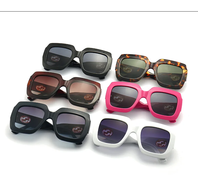 Fashion glasses 2022 occident style big frame sunglasses women cover net celebrity luxury designer UV protection gafas de sol square sunglasses women