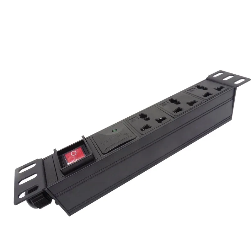 

Power Strip 16A 4000W 3 Way 10A Universal Socket EU/UK/US/AU/ Plug Adaptor with Switch 2m Extension Cord PC Explosion Proof SPD