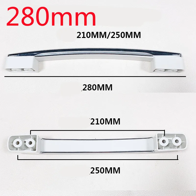 Length 280 / 310 mm Refrigerator ABS Plastic Handles General Commercial Refrigerated Cabinet Freezer Door Handle door handles,cabinet handles