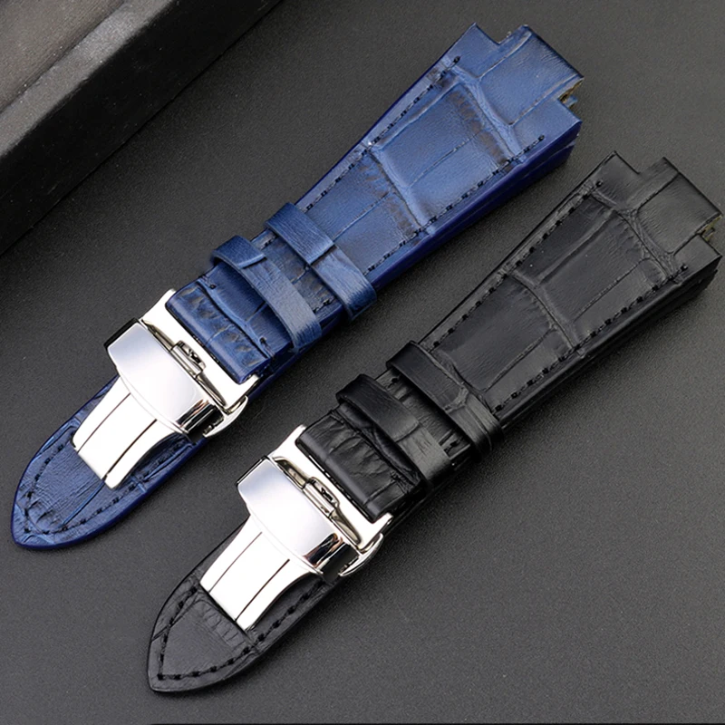 Cinturino In Pelle Con Bocca Convessa 25*13Mm Per Cinturino Aikon Ai6008 Ai6038 Serie Ai6058 Accessori Per Cinturini In Pelle Business