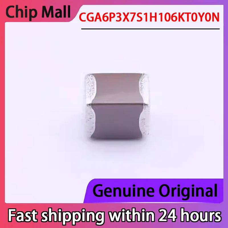 

10PCS Original Spot CGA6P3X7S1H106KT0Y0N 1210 Chip Capacitor