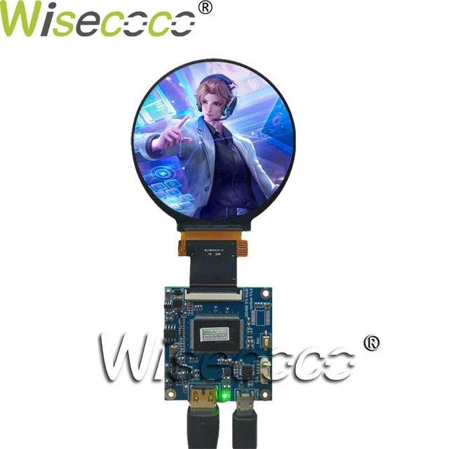 bringe handlingen Tilskud nederlag IPS 2.8 Inch TFT LCD Round Display ST7701S Driver IC SPI+RGB 40 PIN  Interface 480*480 Screen HDMI-compatible Board Wisecoco - AliExpress