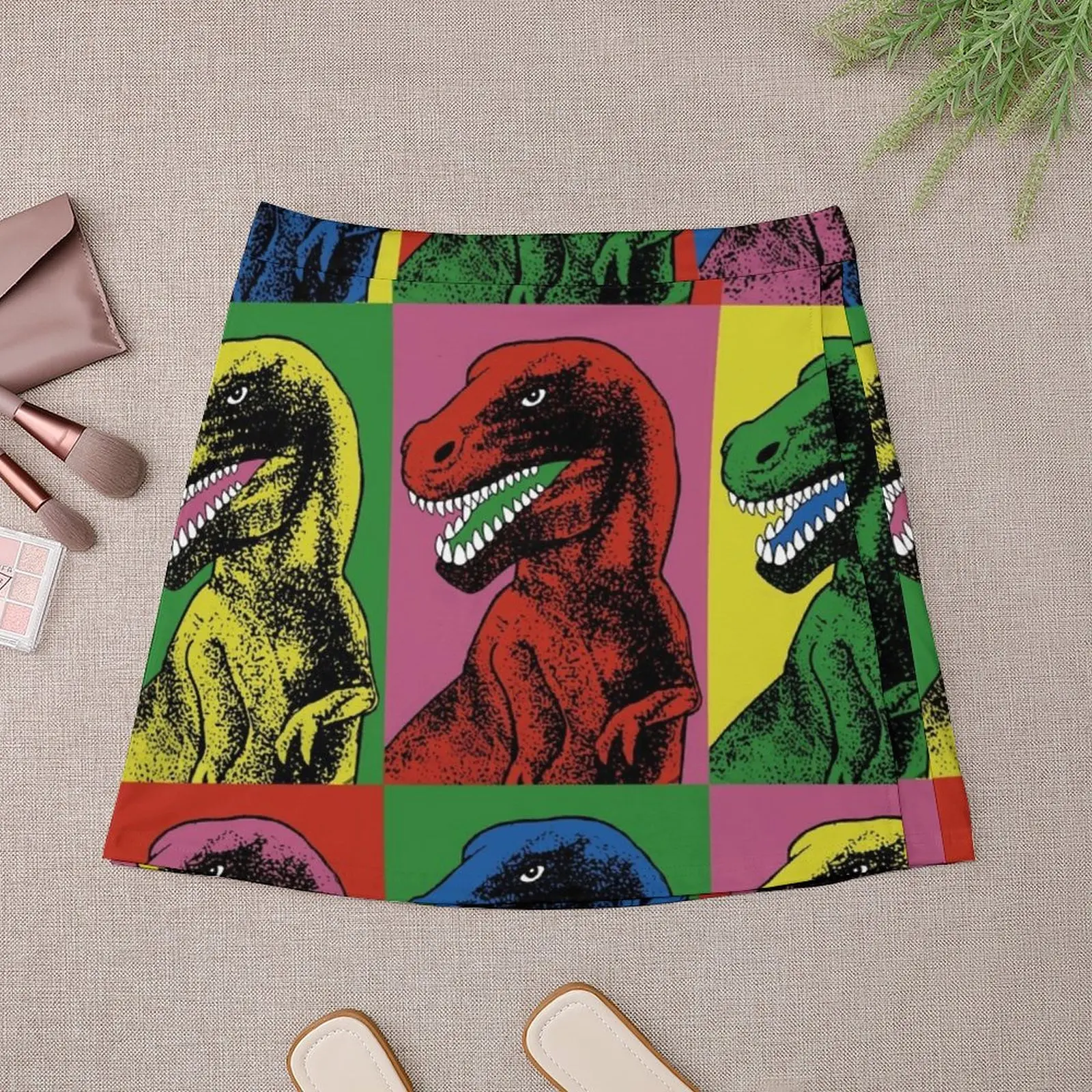 Dinosaur Pop Art Mini Skirt chic and elegant woman skirt skirts for womens 2023