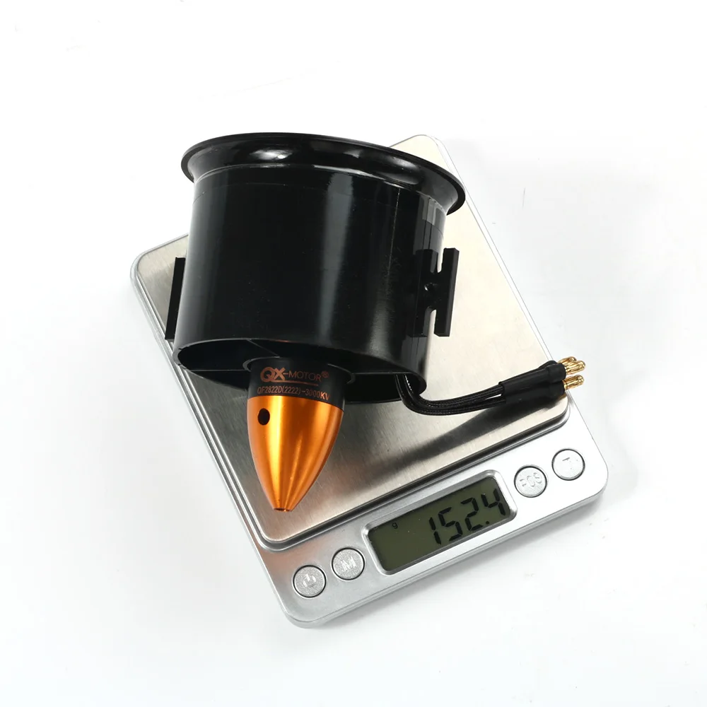 QX-Motor QF2822 70MM EDF6-Flügel Impeller mit 2300KV 3000KV 3500KV 3800KV Bürstenlosem Motor und 50A/60A/80A ESC – Detail 8