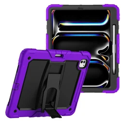 Premium Shockproof Stand Tablet Case - Enhanced Protection and Versatility for Pro 2018 2020 11inch (PURPLE)