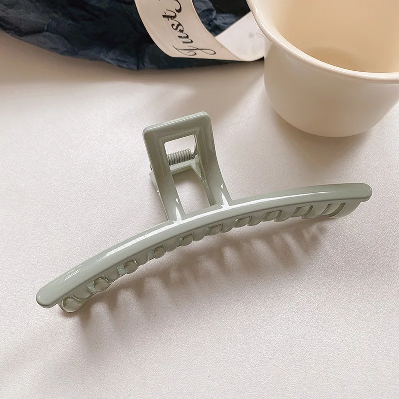 

2023 New Solid Color Matte Crab Hair Clip Claw For Women Girls Ponytail Claws Clips Barrette Headwear Fashion Hair Accessories