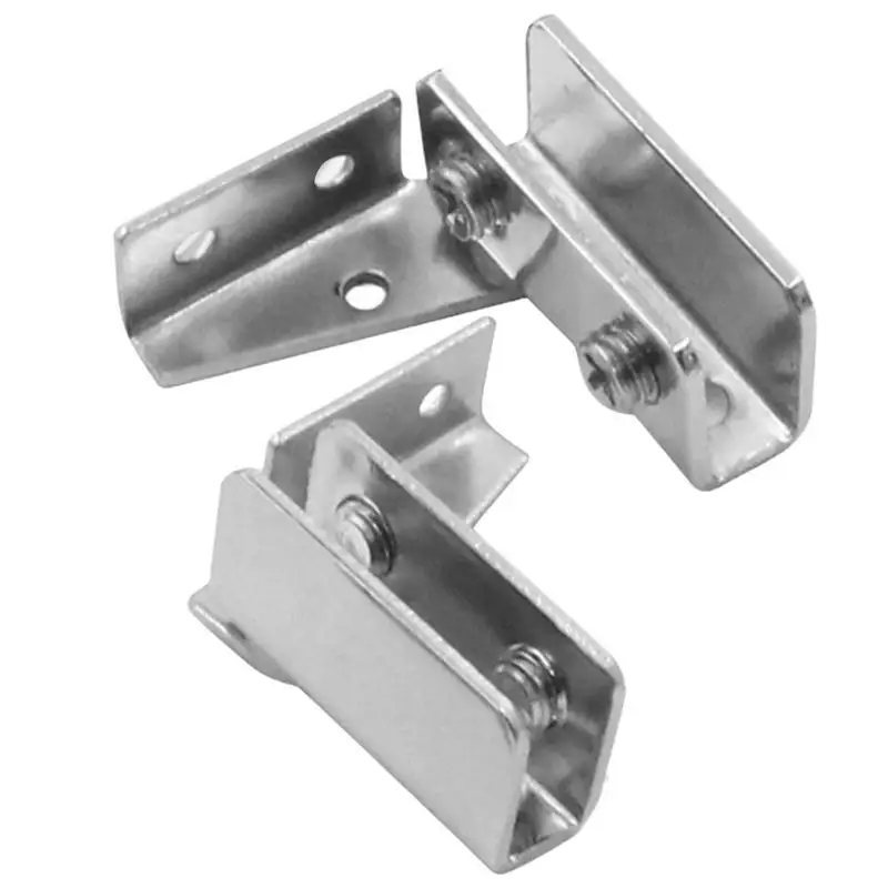 L-shaped Glass Hinges Cupboard Door Hinges Kitchen Accessories Door For Doors Cabinet Doors Kitchen Closet Aluminum Stainless steel hinges, door hinges