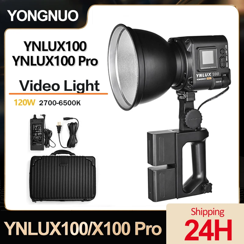 

Фотолампа YONGNUO YNLUX100 Pro, 120 Вт, фотосессия, 2700K-6500K